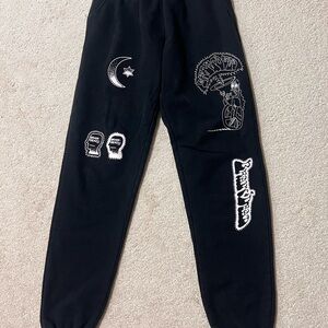 Brain Dead Black Sweatpants Joggers